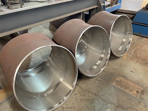 45°內(nèi)襯不銹鋼對焊彎頭